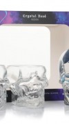Crystal Head Vodka Gift Set with 2x Skull Glasses Plain Vodka