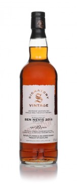 Ben Nevis 10 Year Old 2014 - 100 Proof Edition #63 (Signatory)