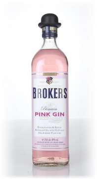 Broker's Pink Flavoured Gin