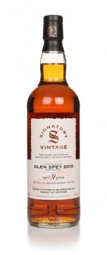 Glen Spey 9 Year Old 2015 - 100 Proof Edition #37 (Signatory)