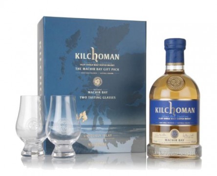 Kilchoman Machir Bay Gift Pack with 2x Glasses
