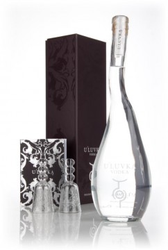 U'Luvka Gift Pack with 2x Glasses Plain Vodka