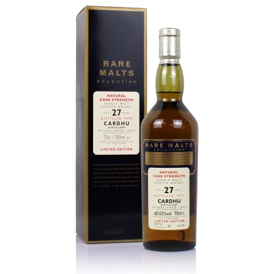 Cardhu 1973 27 Year Old Rare Malts Selection 60.02%