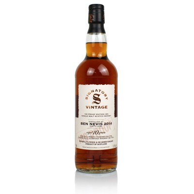Ben Nevis 2014 100 Proof Edition #63, Signatory Vintage