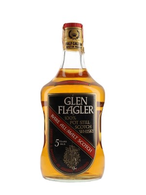 Glen Flagler 5 Year Old / Bottled 1980s / Large bottle