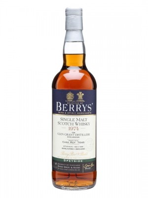 Glen Grant 1974 / Bottled 2012 / Sherry Cask #7646 / Berry Bros & Rudd