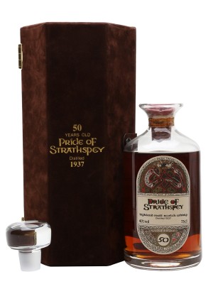 Pride of Strathspey 1937 / 50 Year Old / Crystal Decanter