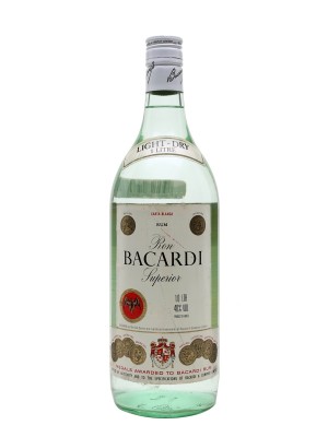 Bacardi Superior Rum / Brazil / Bottled 1980s