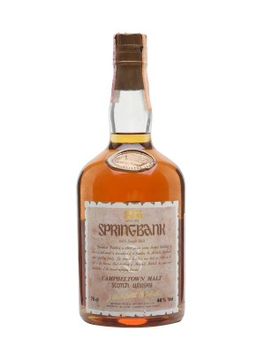 Springbank 25 Year Old / Dumpy Bottle / Bottled 1980s