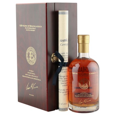 Bruichladdich 1970 35 Year Old, 125th Anniversary Bottling with Case