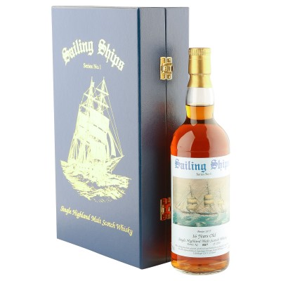 Caperdonich 1972 16 Year Old, Sailing Ships Series with Case - Benan