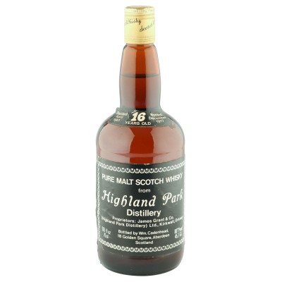 Highland Park 1961 16 Year Old, Cadenhead's 1977 Dumpy Bottling