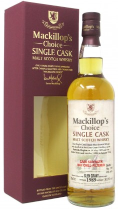 Glen Grant Mackillop's Choice Single Cask #11086 1989 26 year old