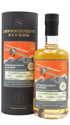 Miltonduff Infrequent Flyers Single Cask #701585 2009 10 year old