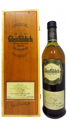 Glenfiddich Vintage Reserve Fenton Tower 1974 27 Year Old