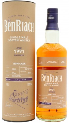 Benriach Single Cask #1865 1991 27 Year Old