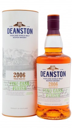 Deanston Fino Cask Finish Highland Single Malt Scotch 2006 12 year old