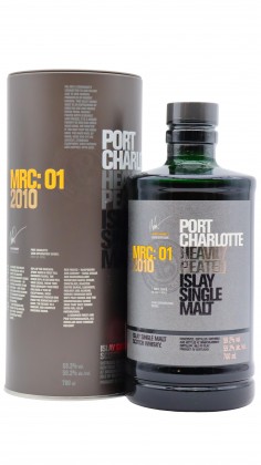 Port Charlotte MRC: 01 Heavily Peated Islay Single Malt Scotch 2010 7 year old