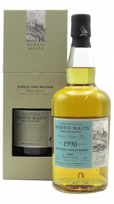 Bunnahabhain Peach & Ginger Fizz Single Cask 1990 28 year old