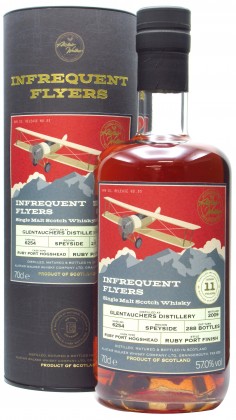 Glentauchers Infrequent Flyers Single Cask # 6254 2009 11 year old
