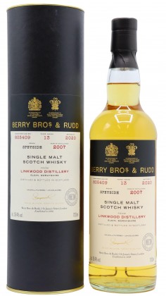 Linkwood Berry Bros & Rudd - Single Cask #805409 2007 13 year old