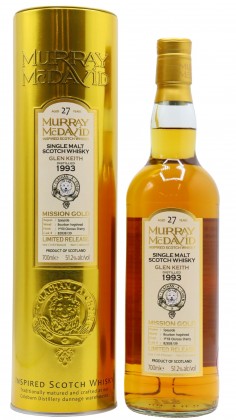 Glen Keith Murray McDavid Mission Gold Series Single Malt Sco 1993 27 year old