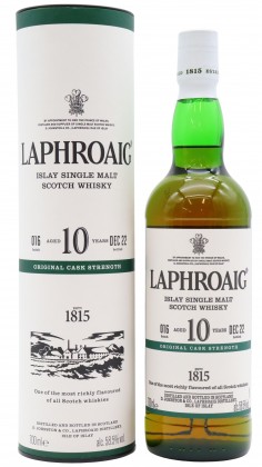 Laphroaig Cask Strength Batch 016 Islay Single Malt Scotch 10 year old