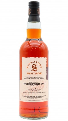 Inchgower Signatory Vintage 100 Proof Batch #53 Single Malt 2011 13 Year Old