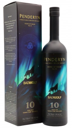 Penderyn Icons Of Wales #13 - Bad Wolf Single Malt Welsh 10 Year Old