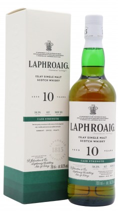 Laphroaig Cask Strength Batch 017 Islay Single Malt Scotch 10 year old