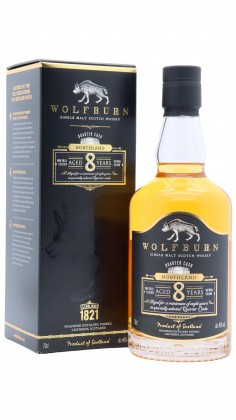 Wolfburn Northland Highland Single Malt Scotch 8 year old
