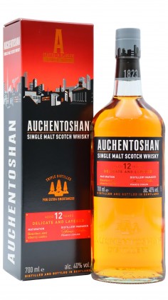Auchentoshan Lowland Single Malt Scotch 12 year old
