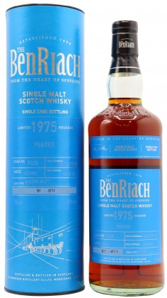 Benriach Peated Sherry Butt Single Cask #7028 1975 40 Year Old