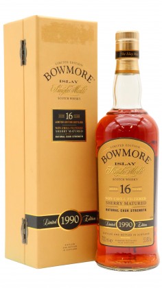 Bowmore Sherry Matured Cask Strength 1990 16 Year Old