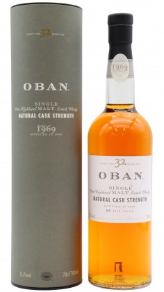 Oban Natural Cask Strength 1969 32 Year Old