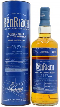 Benriach Single Cask #8634 (UK Exclusive) 1997 19 year old