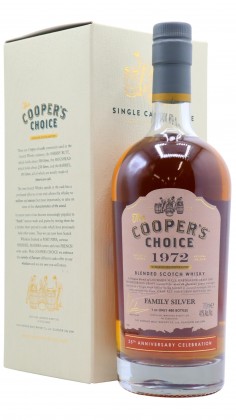 Lochside (silent) Cooper's Choice - Family Silver 25th Anniversary 1972 44 year old