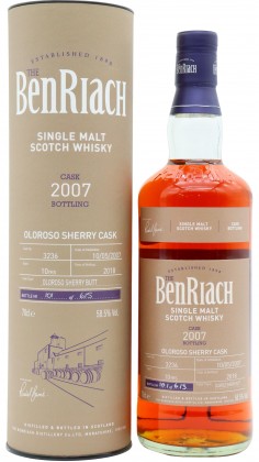 Benriach Single Cask #3236 2007 10 Year Old