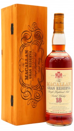 Macallan 1999 Release Gran Reserva 1980 18 Year Old