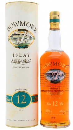 Bowmore Screen Printed Bottle 12 Year Old