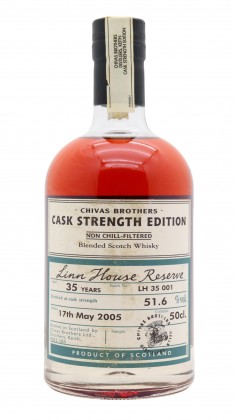 Linn House Reserve Chivas Brothers Cask Strength Edition 001 Blended 1970 35 Year Old