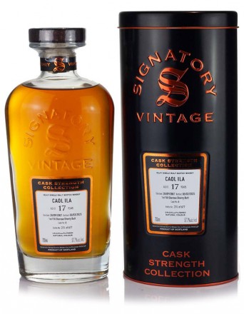 Caol Ila 17 Year Old 2007 Signatory Cask Strength