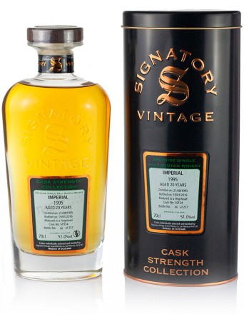 Imperial 20 Year Old 1995 Signatory Cask Strength