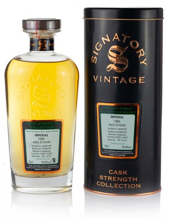 Imperial 20 Year Old 1995 Signatory Cask Strength