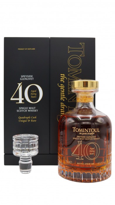 Tomintoul Quadruple Cask - Speyside Single Malt 1974 40 year old