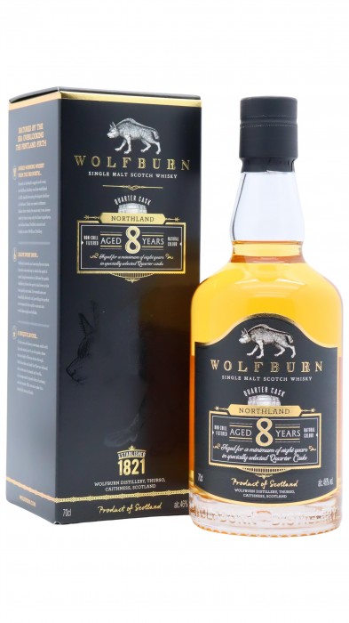 Wolfburn Northland Highland Single Malt Scotch 8 year old