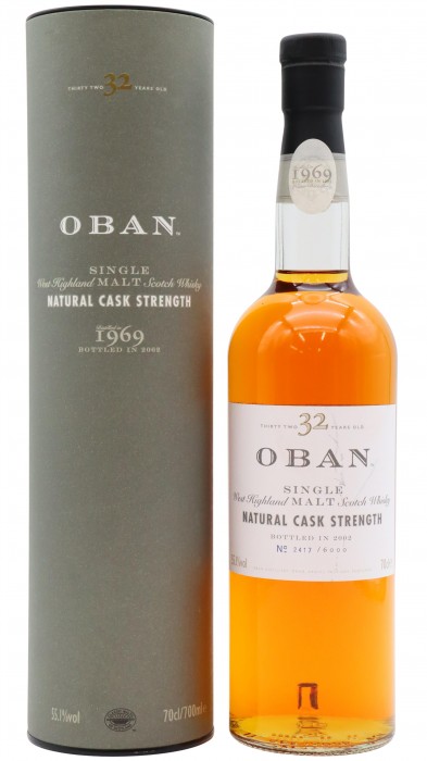 Oban Natural Cask Strength 1969 32 Year Old