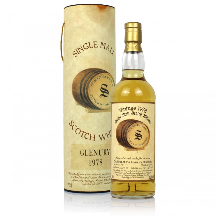 Glenury 1978 14 Year Old, Signatory Vintage Casks #9776-79