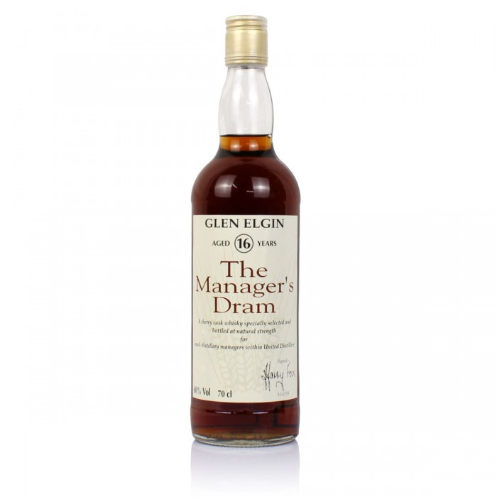 Glen Elgin 16 Year Old Manager's Dram