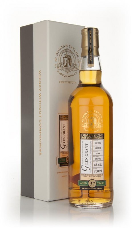 Glen Grant 37 Year Old 1974 Dimensions Duncan Taylor
